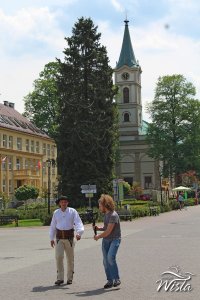 Spacer po głównym deptaku w Wiśle